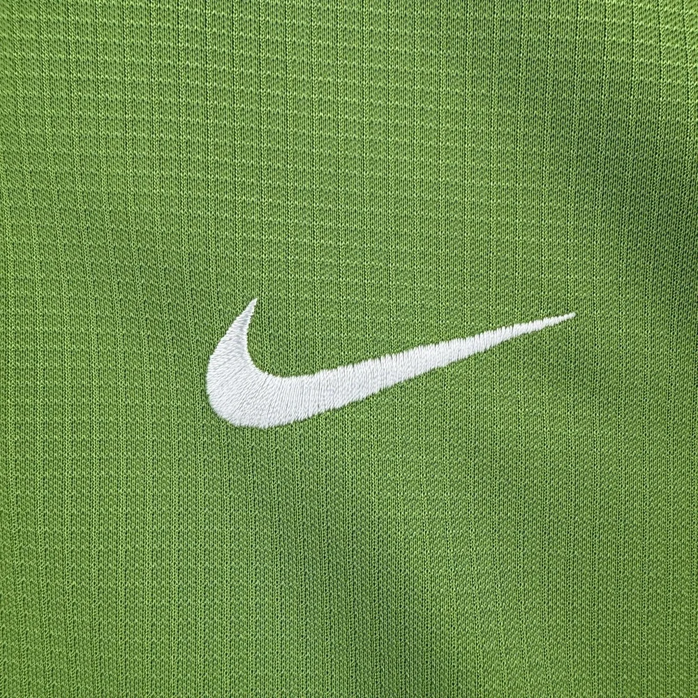 Nike Golf Polo Shirt Mens Small Green Solid Dri-FIT Knit Golf Performance Top